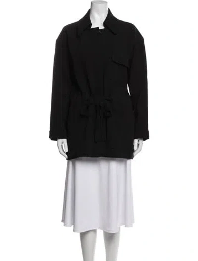Pre-owned Leset Coat In Black