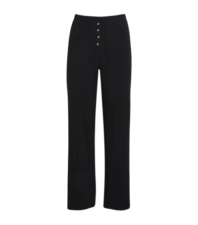LESET COTTON POINTELLE LOUNGE TROUSERS