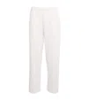 Leset Cotton Straight Trousers In White