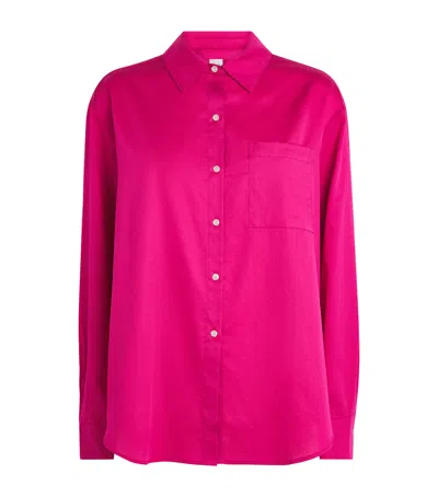 Leset Cotton Yoko Shirt In Pink