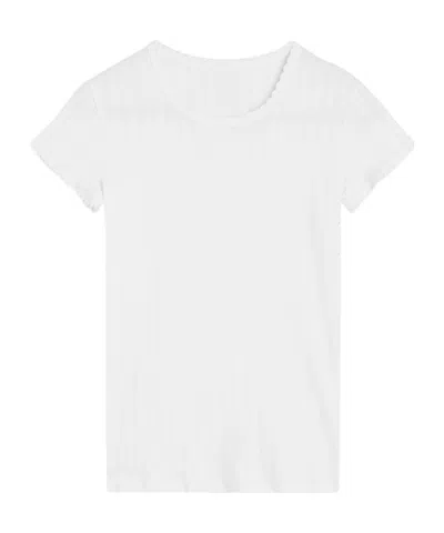 Leset Cotton-jersey T-shirt In White