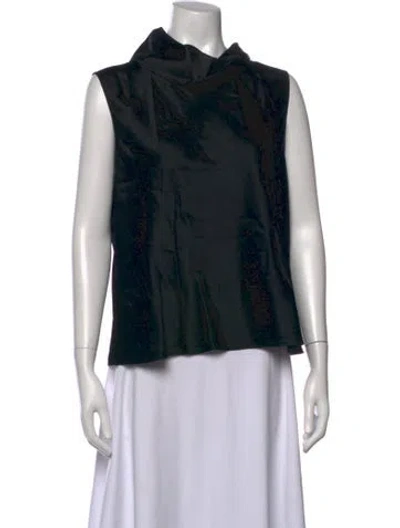 Pre-owned Leset Cowl Neck Sleeveless Top W/ Tags In Black