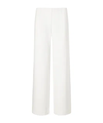 Leset Crepe Wide-leg Pants In White