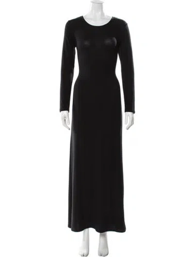 Pre-owned Leset Crew Neck Long Dress W/ Tags In Blue