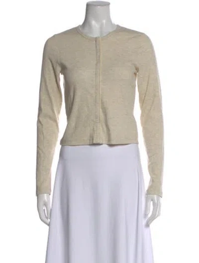 Pre-owned Leset Crew Neck Long Sleeve Sweatshirt In Neutral