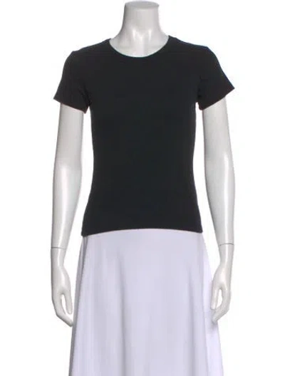 Pre-owned Leset Crew Neck Short Sleeve T-shirt In Black