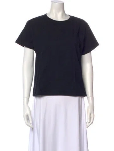 Pre-owned Leset Crew Neck Short Sleeve T-shirt In Black