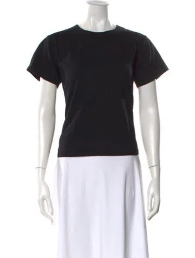 Pre-owned Leset Crew Neck Short Sleeve T-shirt In Black