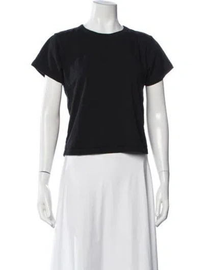 Pre-owned Leset Crew Neck Short Sleeve T-shirt In Black