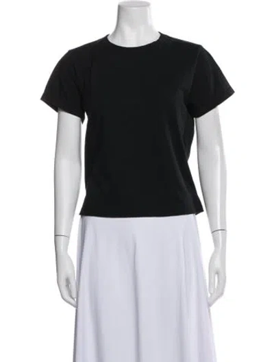 Pre-owned Leset Crew Neck Short Sleeve T-shirt In Black