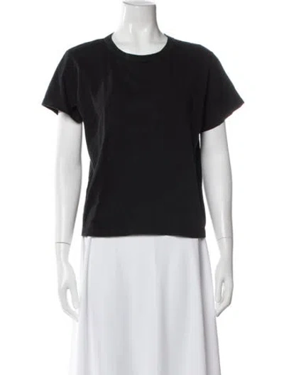 Pre-owned Leset Crew Neck Short Sleeve T-shirt In Black
