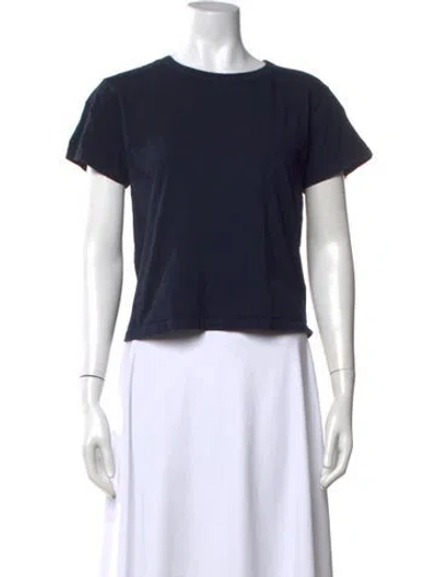 Pre-owned Leset Crew Neck Short Sleeve T-shirt In Black