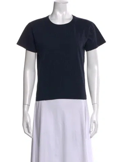 Pre-owned Leset Crew Neck Short Sleeve T-shirt In Black
