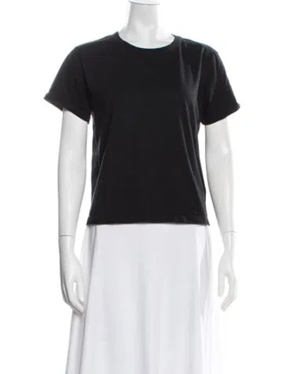 Pre-owned Leset Crew Neck Short Sleeve T-shirt In Black
