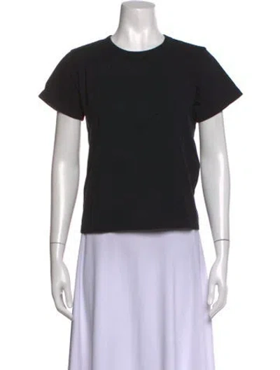 Pre-owned Leset Crew Neck Short Sleeve T-shirt In Black