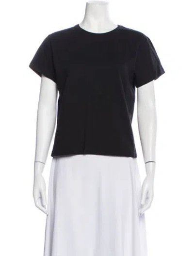 Pre-owned Leset Crew Neck Short Sleeve T-shirt In Black