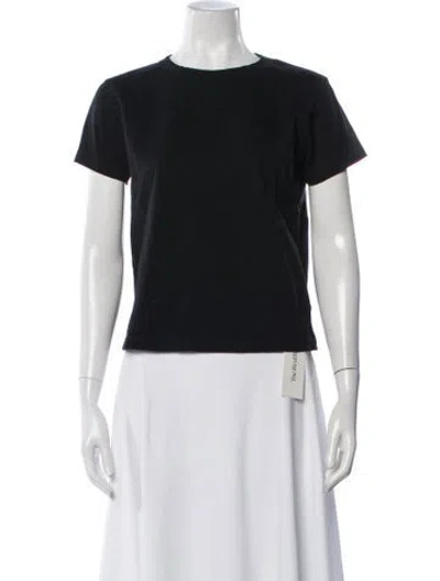 Pre-owned Leset Crew Neck Short Sleeve T-shirt In Black