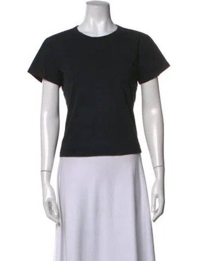 Pre-owned Leset Crew Neck Short Sleeve T-shirt In Black