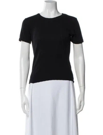 Pre-owned Leset Crew Neck Short Sleeve T-shirt In Blue
