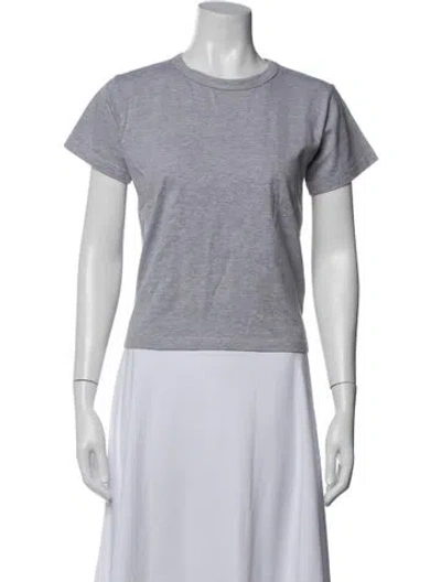 Pre-owned Leset Crew Neck Short Sleeve T-shirt In Blue