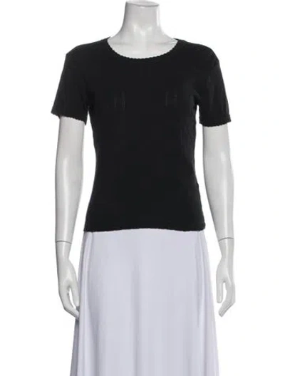 Pre-owned Leset Crew Neck Short Sleeve T-shirt In Blue