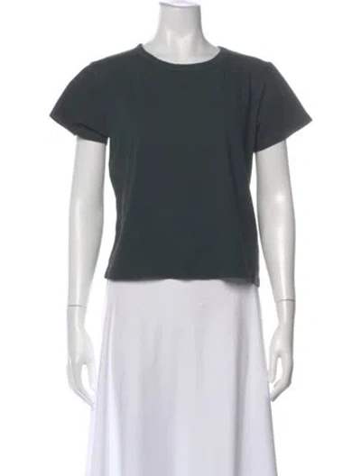Pre-owned Leset Crew Neck Short Sleeve T-shirt In Gray