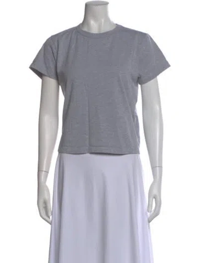 Pre-owned Leset Crew Neck Short Sleeve T-shirt In Gray