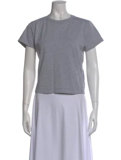 Pre-owned Leset Crew Neck Short Sleeve T-shirt In Gray