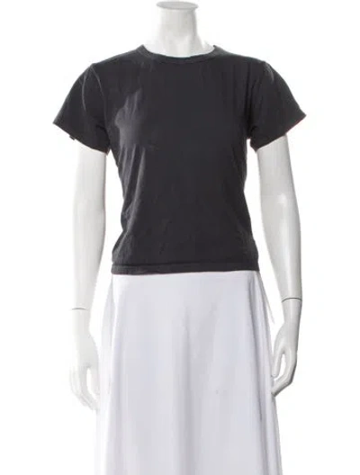 Pre-owned Leset Crew Neck Short Sleeve T-shirt In Gray