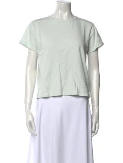 Pre-owned Leset Crew Neck Short Sleeve T-shirt In Green