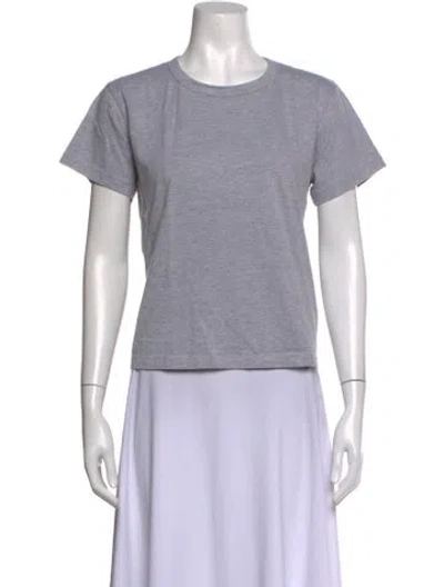 Pre-owned Leset Crew Neck Short Sleeve T-shirt In Grey