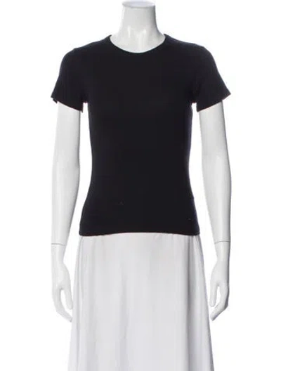Pre-owned Leset Crew Neck Short Sleeve T-shirt W/ Tags In Black