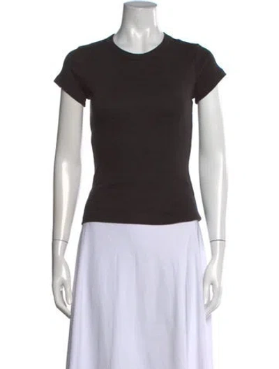 Pre-owned Leset Crew Neck Short Sleeve T-shirt W/ Tags In Black