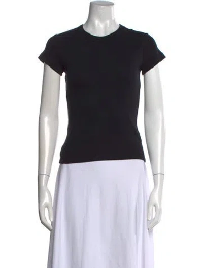 Pre-owned Leset Crew Neck Short Sleeve T-shirt W/ Tags In Black