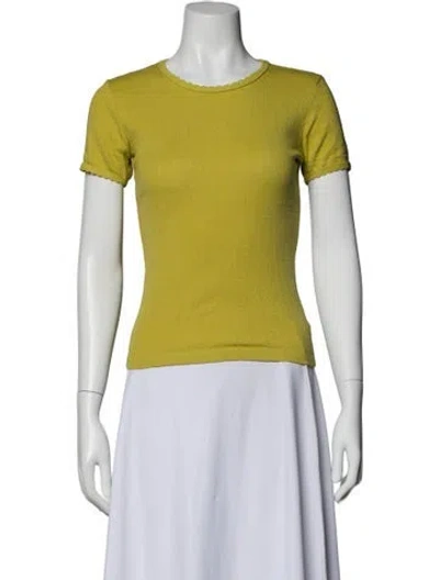 Pre-owned Leset Crew Neck Short Sleeve T-shirt W/ Tags In Green