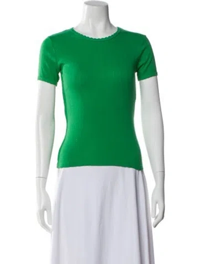 Pre-owned Leset Crew Neck Short Sleeve T-shirt W/ Tags In Green