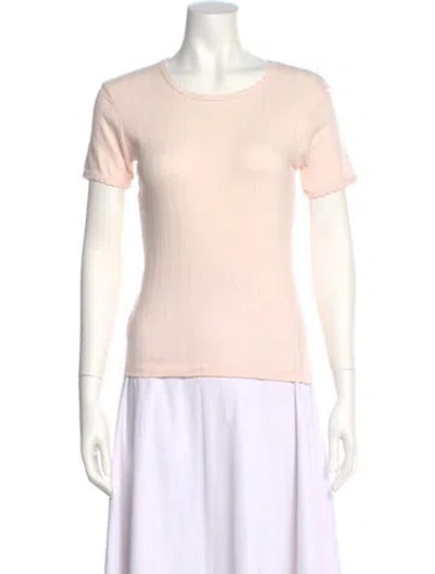 Pre-owned Leset Crew Neck Short Sleeve T-shirt W/ Tags In Pink