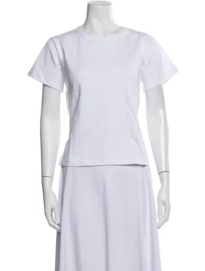 Pre-owned Leset Crew Neck Short Sleeve T-shirt W/ Tags In White
