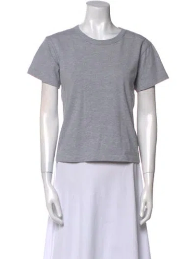 Pre-owned Leset Crew Neck Short Sleeve T-shirt In White