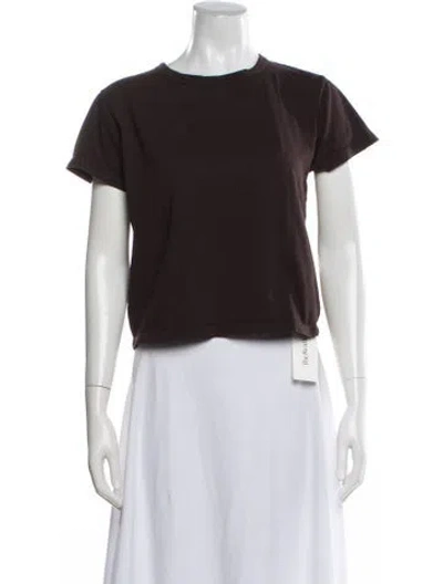 Pre-owned Leset Crew Neck Short Sleeve T-shirt In White