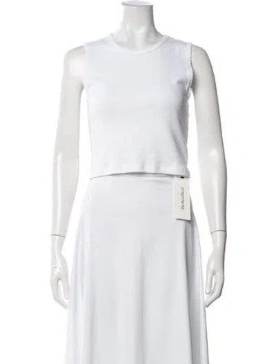 Pre-owned Leset Crew Neck Sleeveless Top In Neutrals