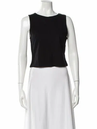 Pre-owned Leset Crew Neck Sleeveless Top W/ Tags In Black