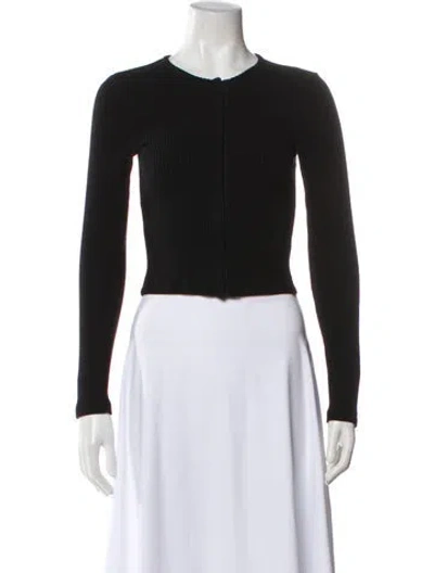 Pre-owned Leset Crew Neck Sweater In Black