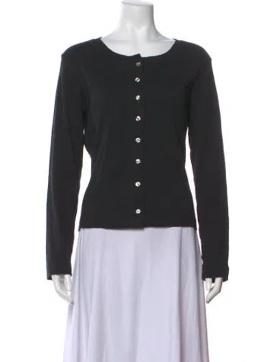 Pre-owned Leset Crew Neck Sweater In Black