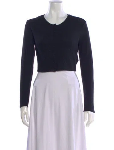 Pre-owned Leset Crew Neck Sweater In Black
