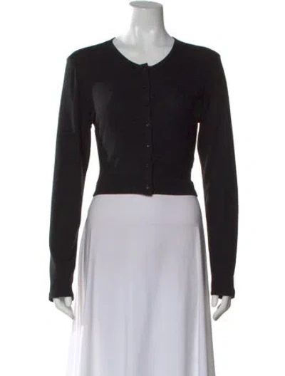 Pre-owned Leset Crew Neck Sweater In Black