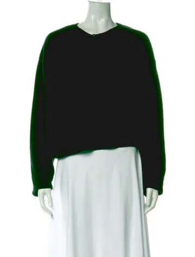 Pre-owned Leset Crew Neck Sweater In Black
