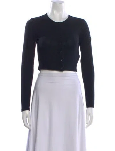 Pre-owned Leset Crew Neck Sweater In Black