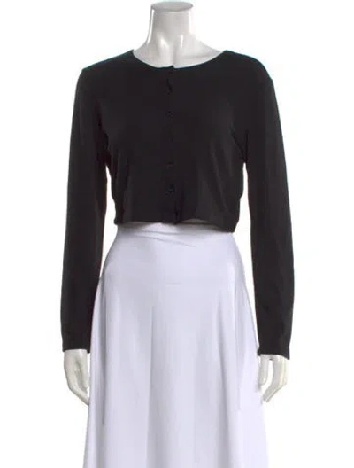 Pre-owned Leset Crew Neck Sweater In Black