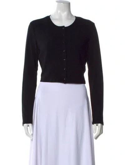Pre-owned Leset Crew Neck Sweater In Black